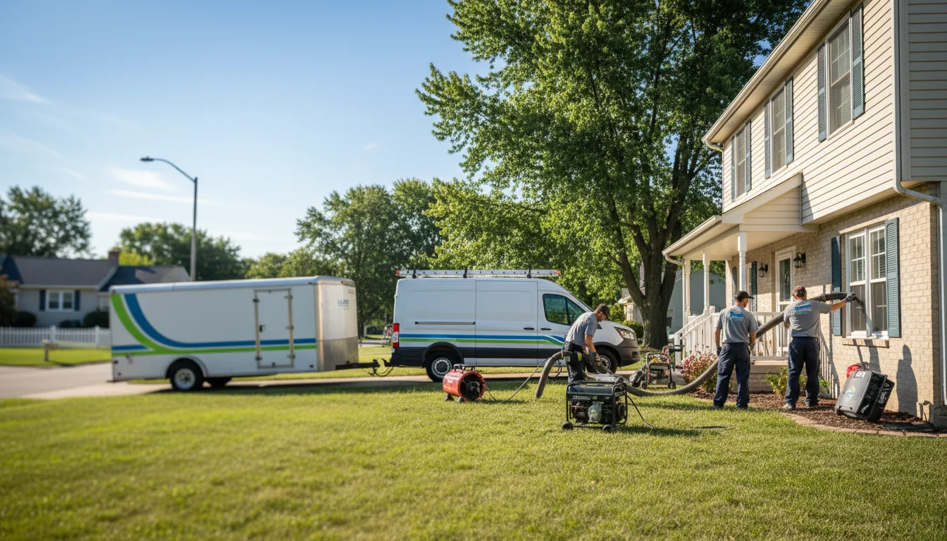 Flooded Basement Restoration And Cleanup With Repair in Belvidere, NE near me